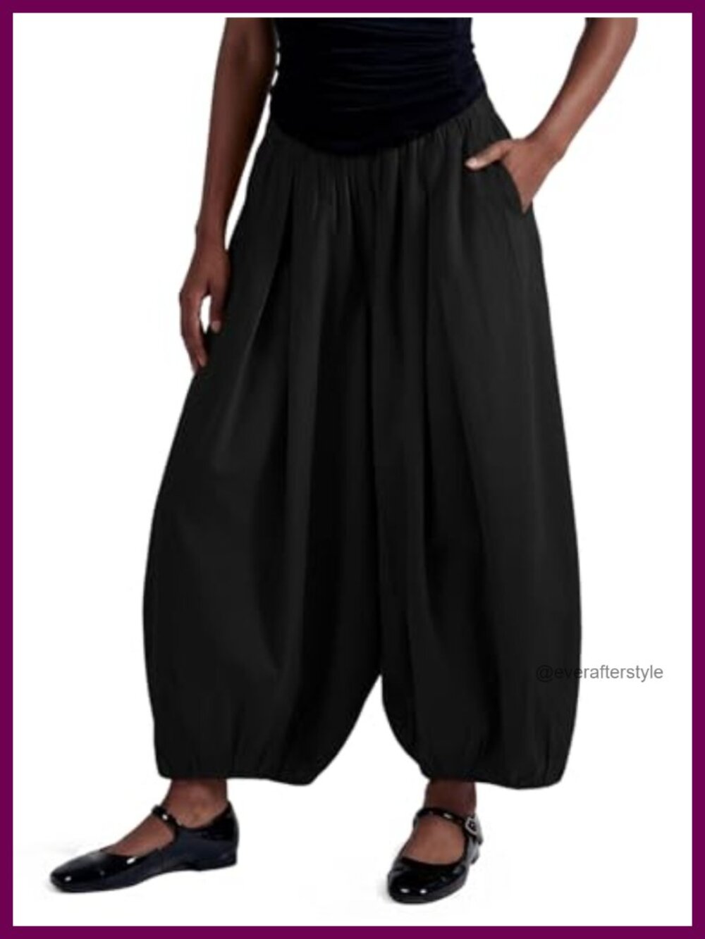 Womens Wide Leg Balloon Sweatpants Pleated Elastic Waist Baggy Active Pants